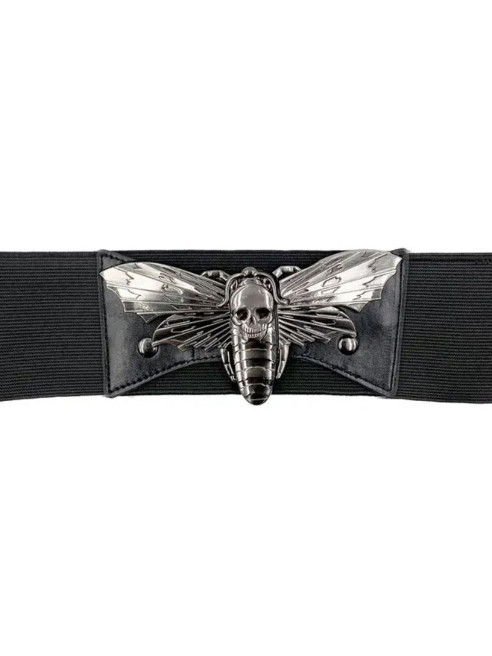 Kreepsville Elastic Waist Belt Death Moth